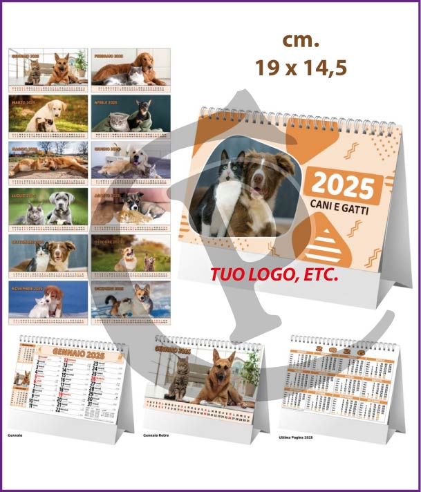 Illustrati da Scrivania calendari-da tavolo 2025-personalizzati-Illustrati-da-scrivania-cani-e-gatti-d075